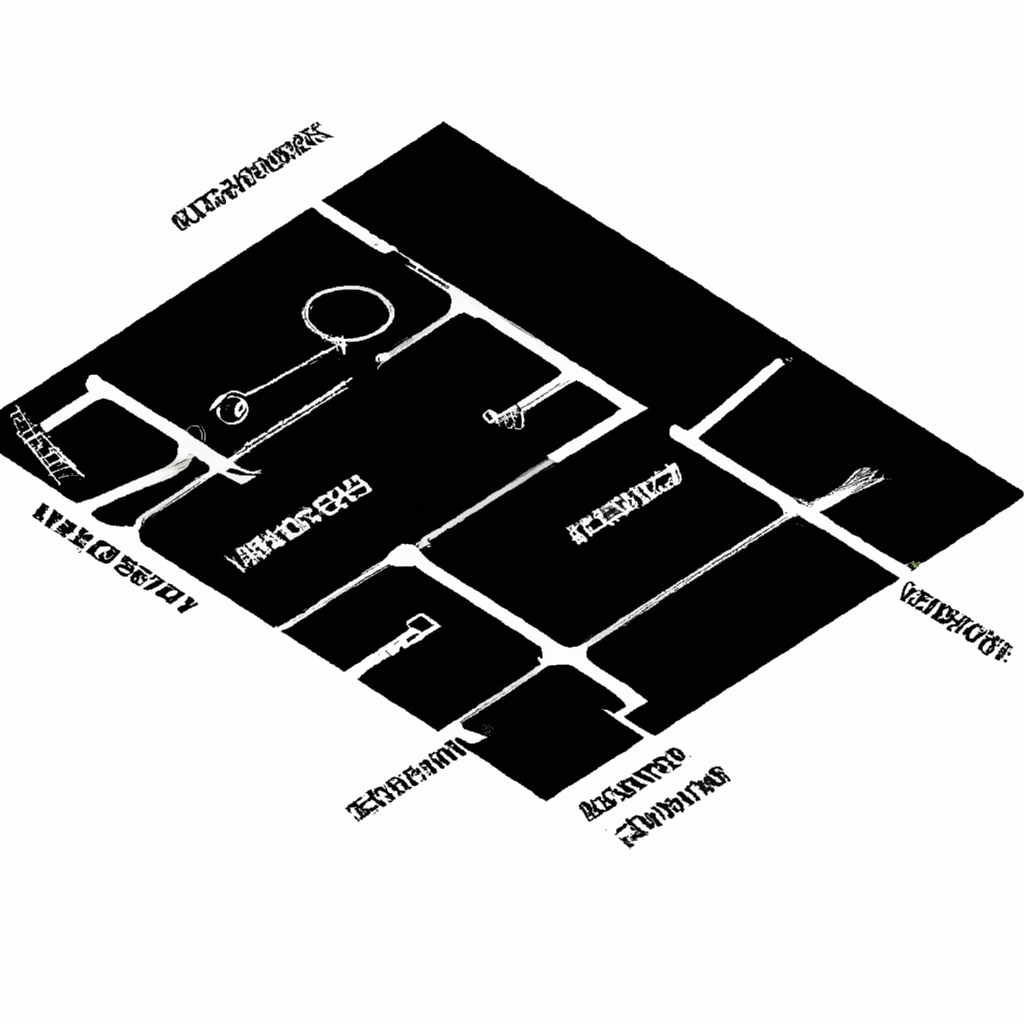 Generated minimalist campus map with labeled routes, buildings, and pins for Toronto campus